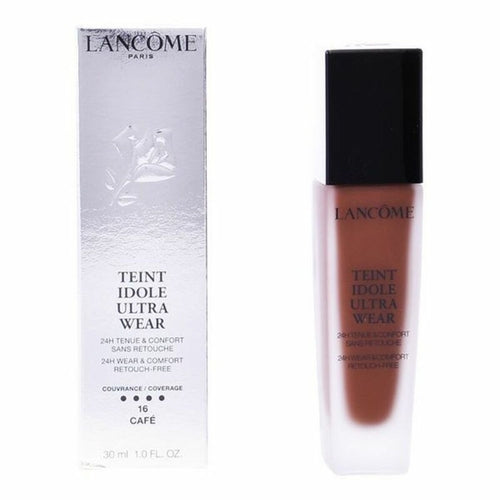 Lancôme Fluid Foundation Make-up SPF 15 in shade Nº 16, featuring smooth, lightweight liquid formula for a natural complexion.