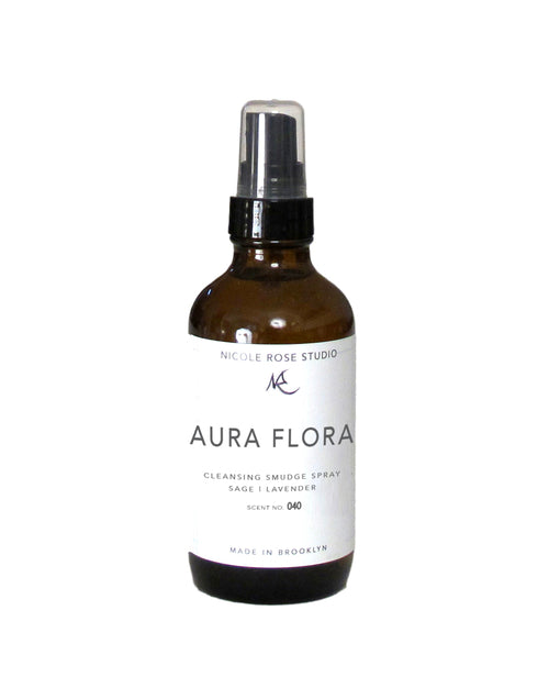 Aura Flora Sage Cleansing Spray for Purification and Energy Boost