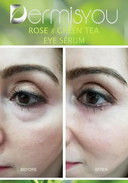 Anti-Wrinkle Eye Serum with Green Tea & Rose Water Cosmetolux