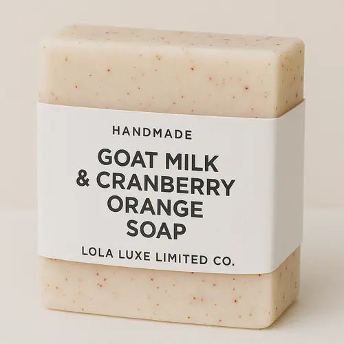 Goat Milk and Cranberry Orange Soap Cosmetolux