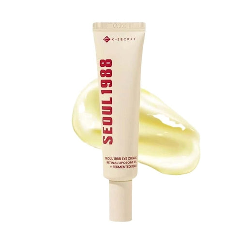 Cosmetolux K-SECRET SEOUL 1988 Eye Cream with Retinal Liposome 4% and fermented bean extract, for nourishing eye skin.