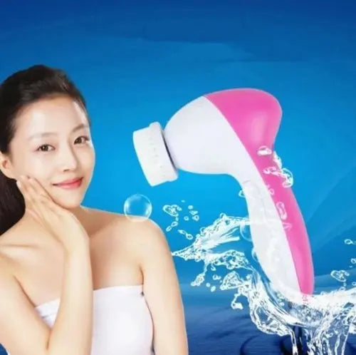 Five in One Face Cleansing Brush Set for Deep Cleaning and Gentle Massaging - The Ultimate Skincare Solution Cosmetolux