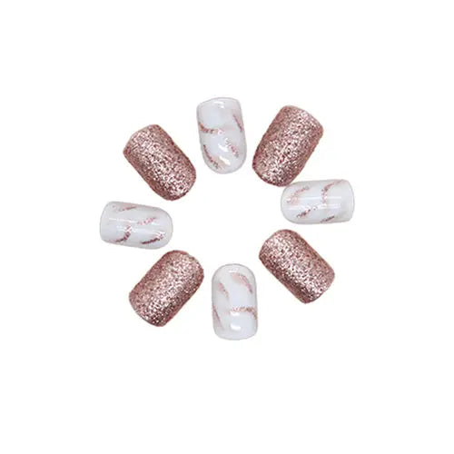 Press On Nails Kit with Glue and gel stickers Reusable Tips Cosmetolux