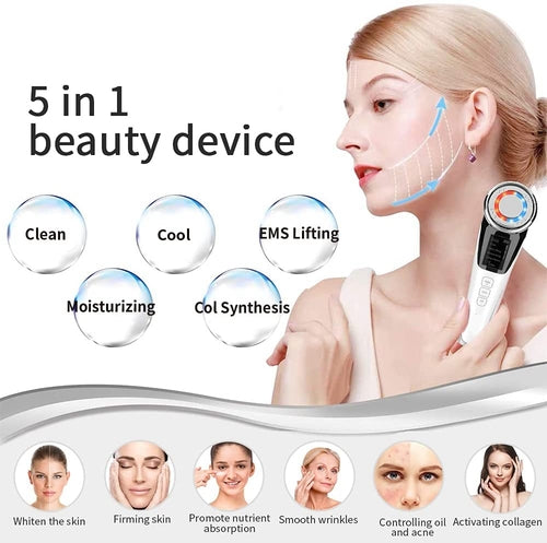 Facial Massager for Anti-Aging and Wrinkle Reduction with Ultrasonic Vibration