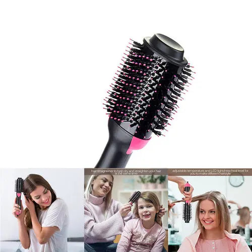 2-in-1 Hot Air Brush Hair Dryer